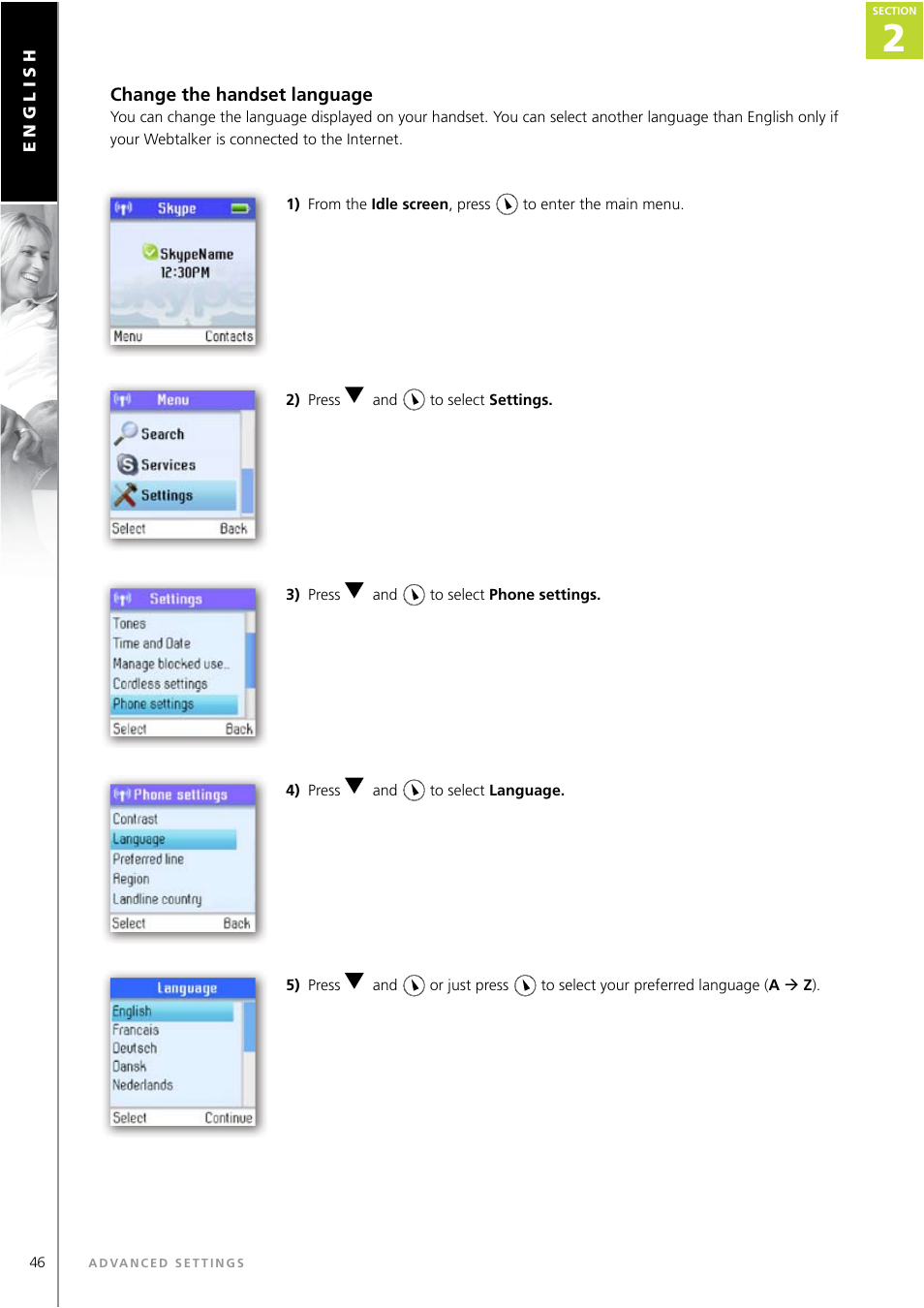 Topcom WEBTALKER 6000 User Manual | Page 46 / 88