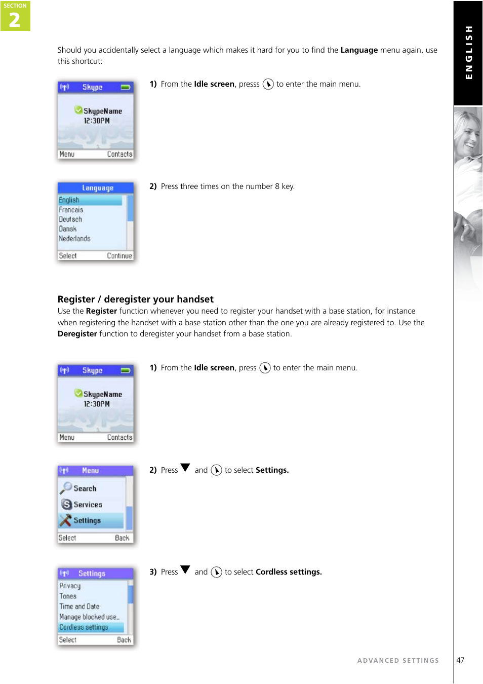 Topcom WEBTALKER 6000 User Manual | Page 47 / 88