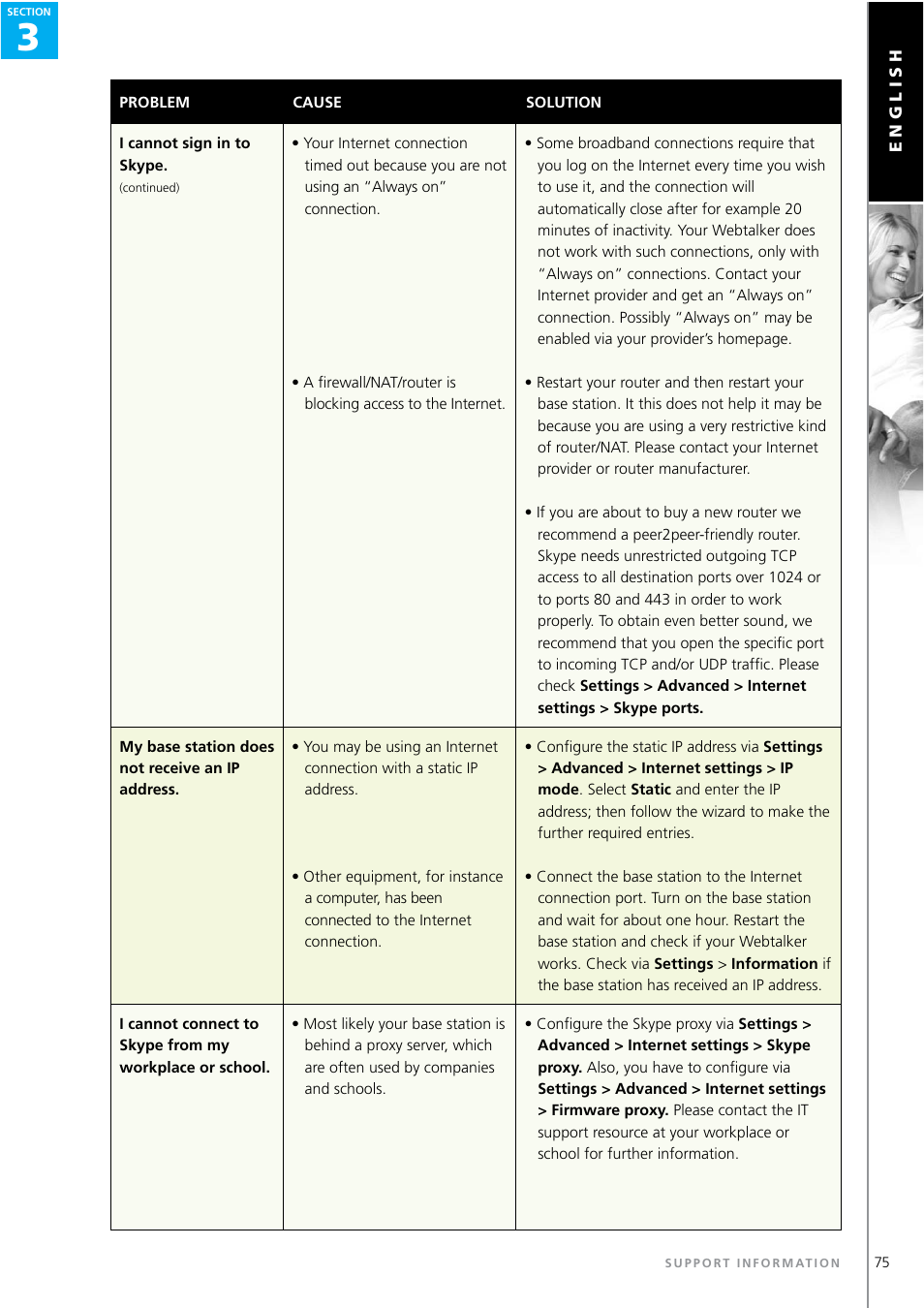 Topcom WEBTALKER 6000 User Manual | Page 75 / 88