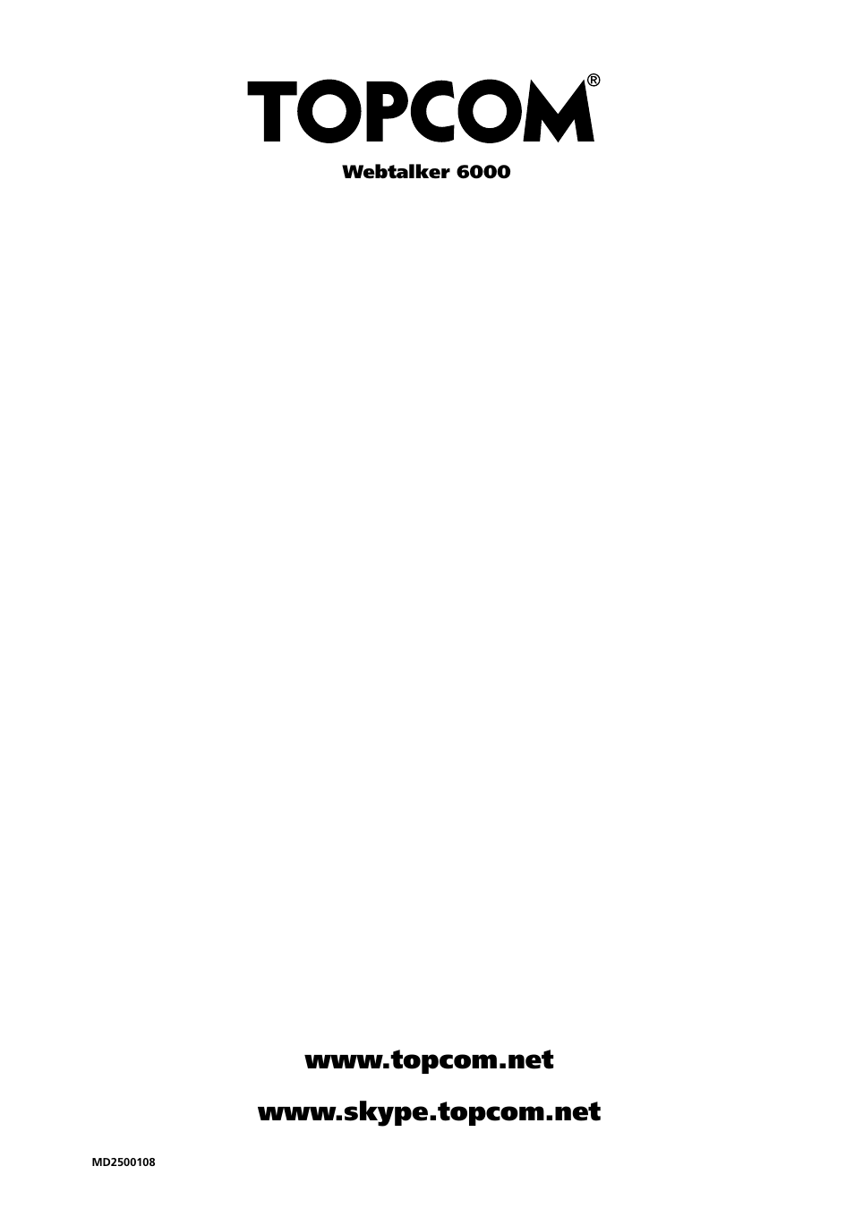 Topcom WEBTALKER 6000 User Manual | Page 88 / 88