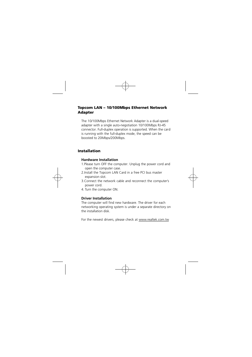 Topcom 115 User Manual | Page 4 / 8