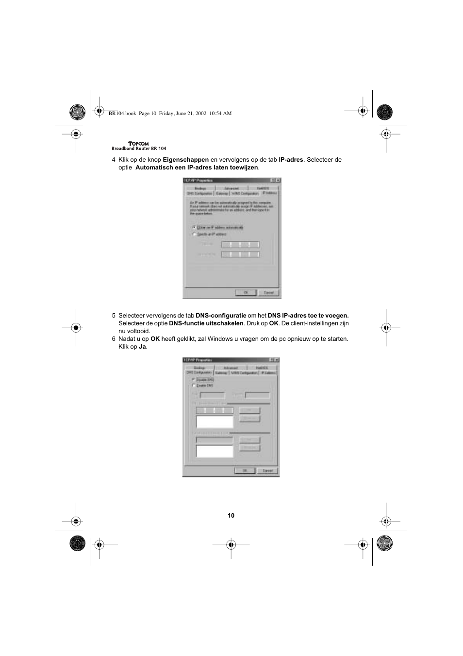 Topcom BR 104 User Manual | Page 10 / 45