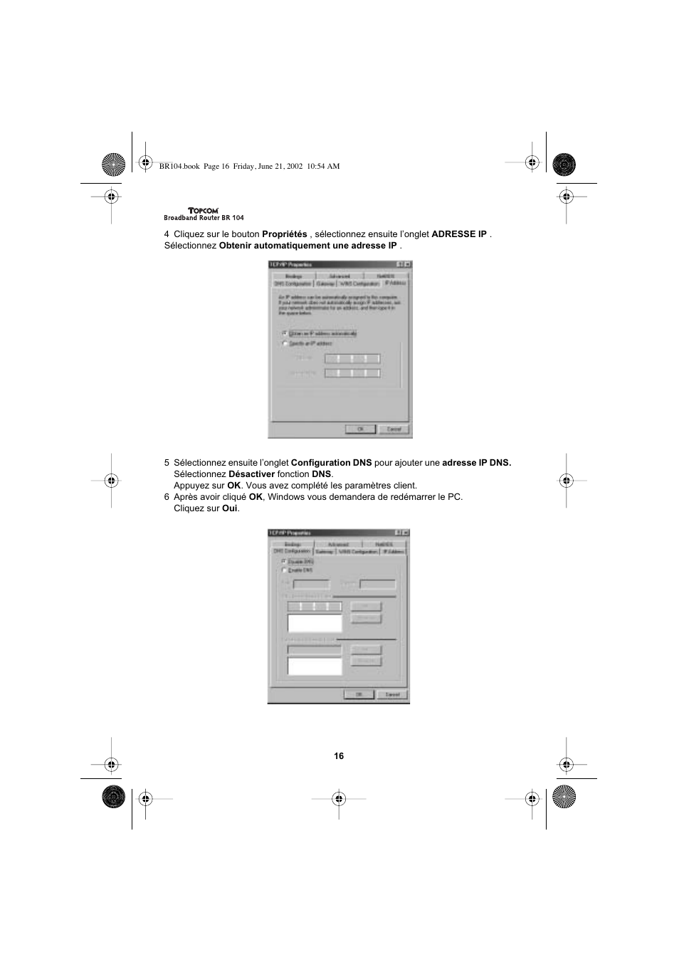 Topcom BR 104 User Manual | Page 16 / 45