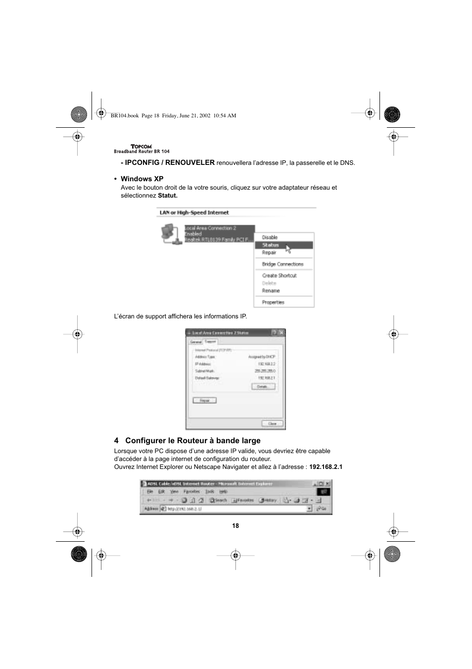 Topcom BR 104 User Manual | Page 18 / 45