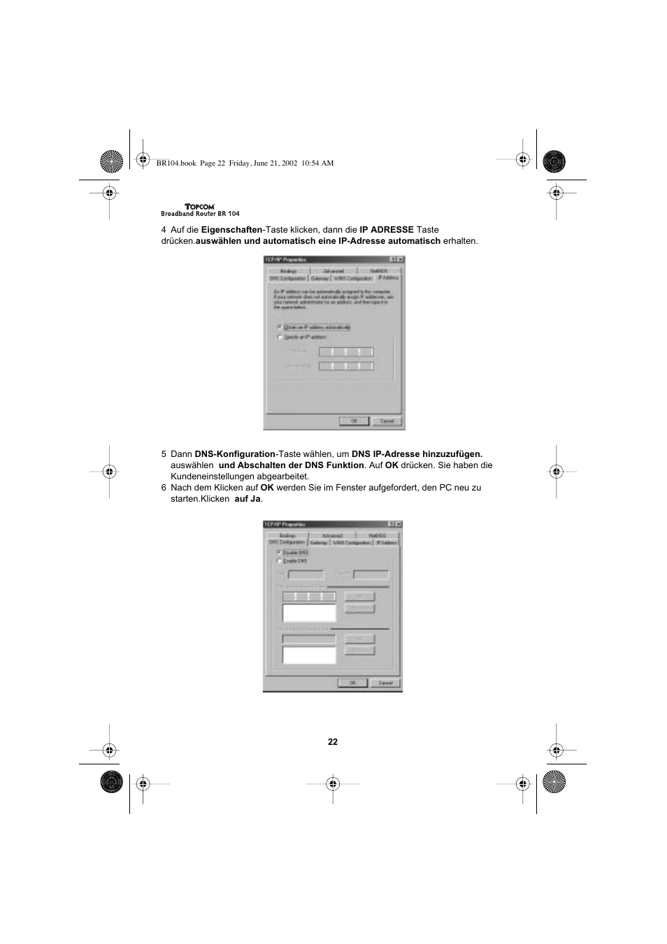 Topcom BR 104 User Manual | Page 22 / 45