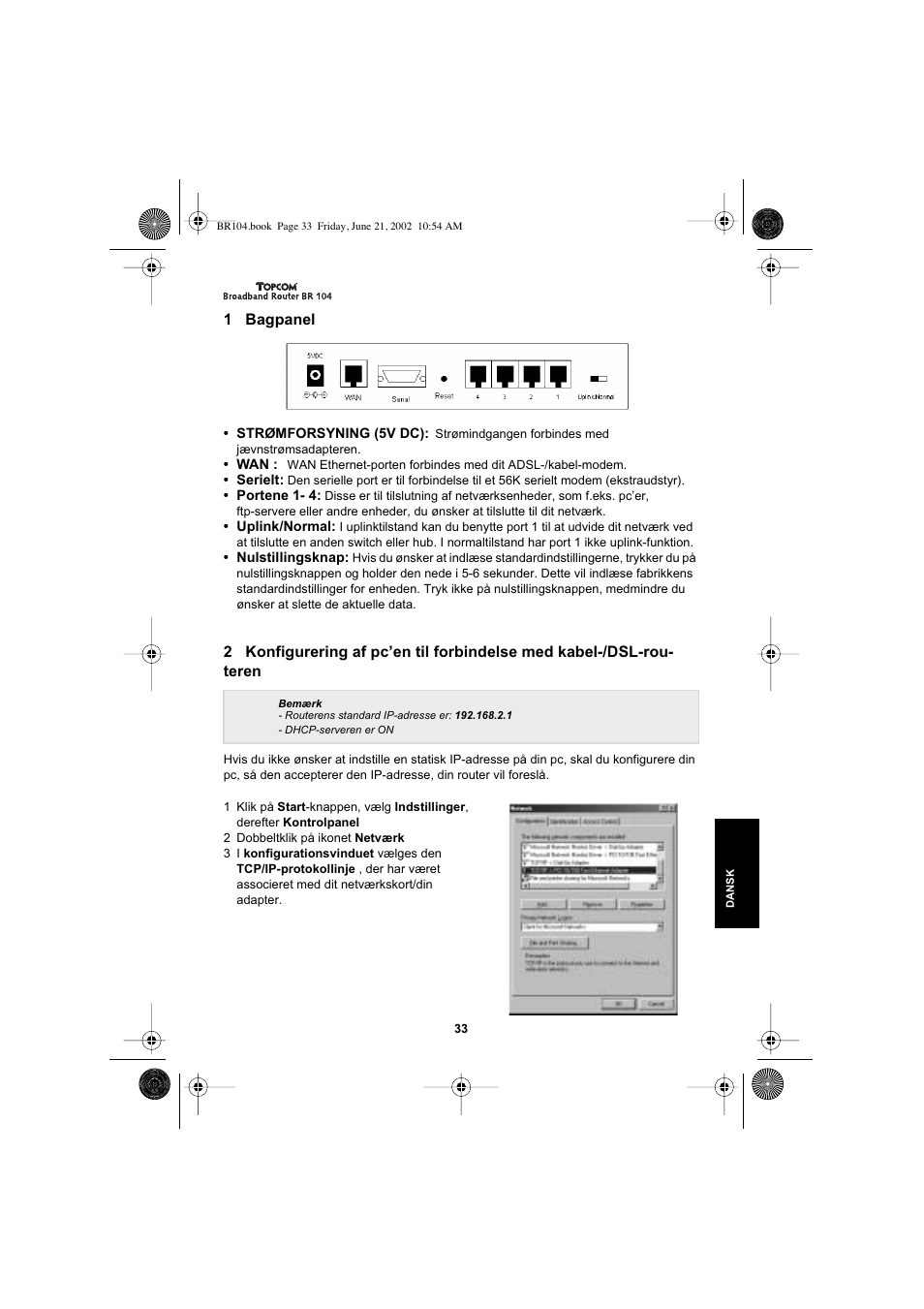 Topcom BR 104 User Manual | Page 33 / 45