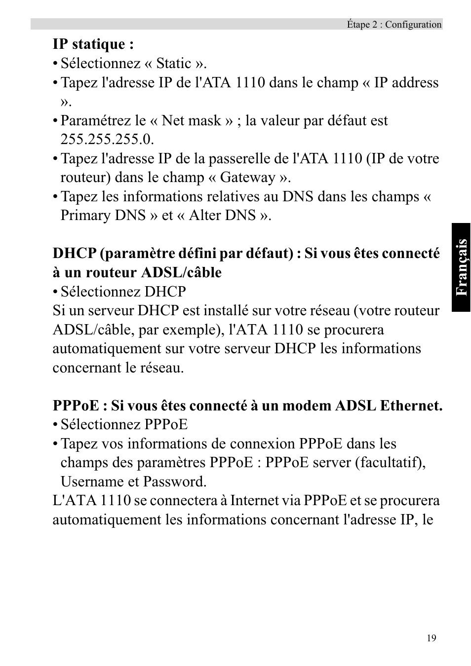 Topcom ATA 1110 User Manual | Page 21 / 40