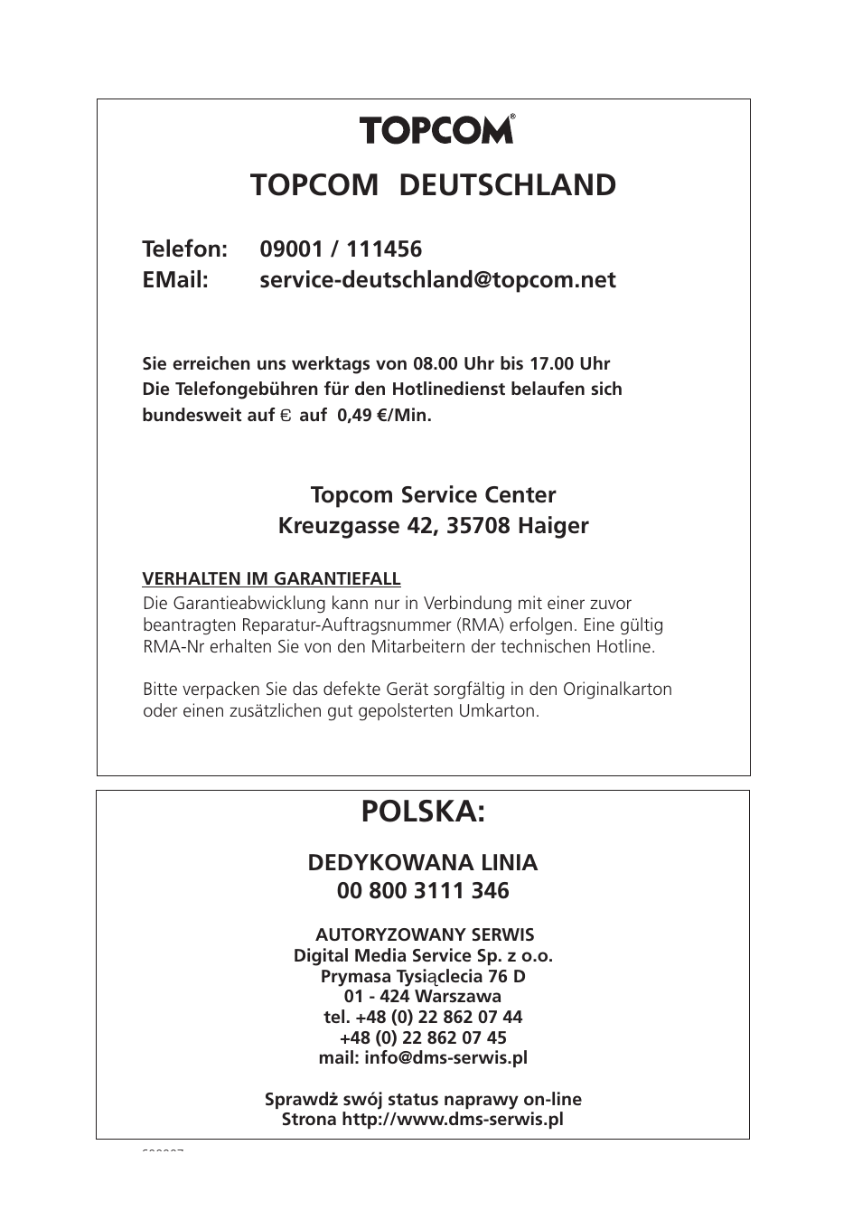 Topcom ATA 1110 User Manual | Page 37 / 40