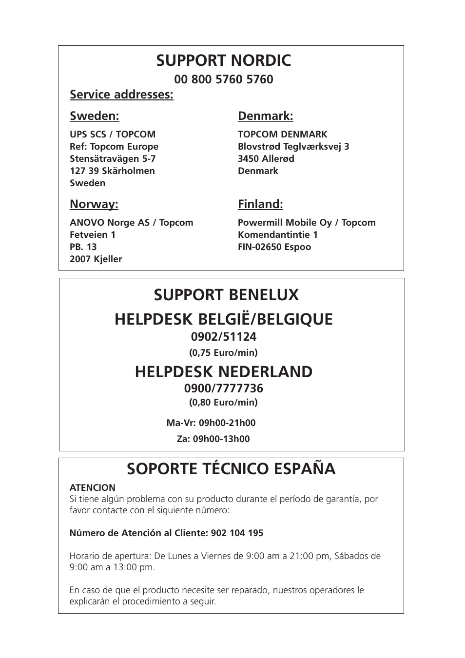 Topcom ATA 1110 User Manual | Page 38 / 40