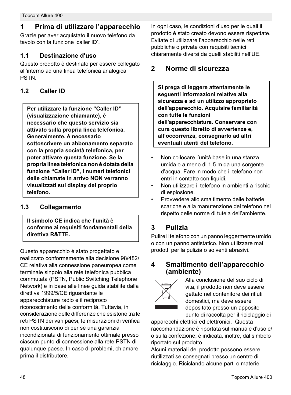Topcom Allure 400 User Manual | Page 48 / 80