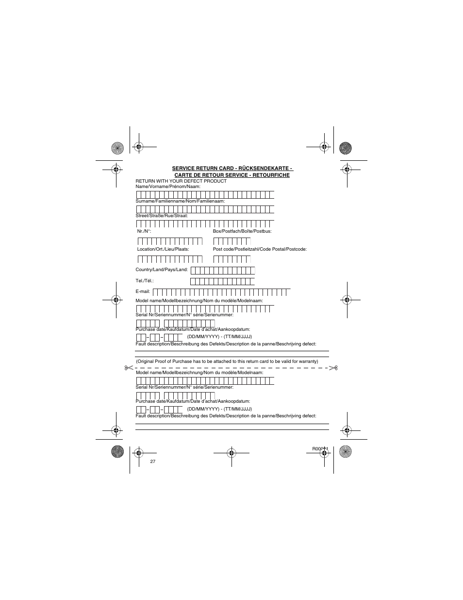 Topcom HB 6M00 User Manual | Page 27 / 28