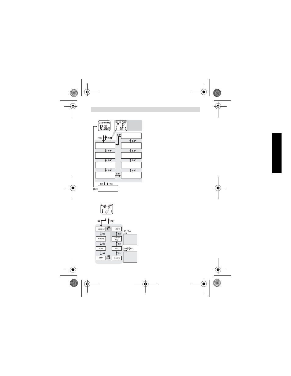 6quick set mode, 1 home time/date setting (1-9) | Topcom HB 6M00 User Manual | Page 6 / 28