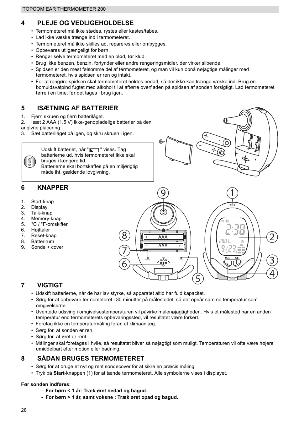 Topcom 200 User Manual | Page 28 / 88