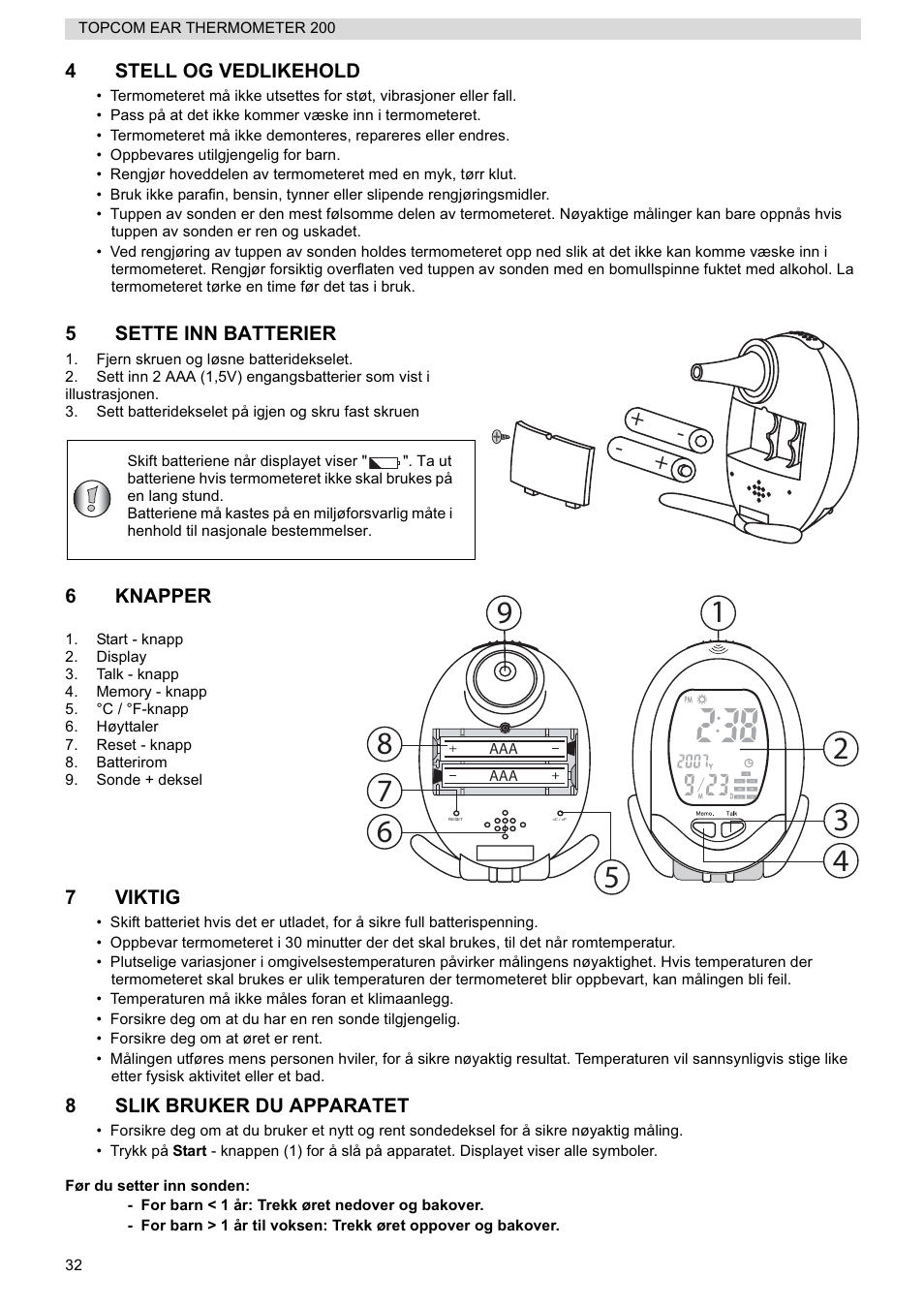 Topcom 200 User Manual | Page 32 / 88