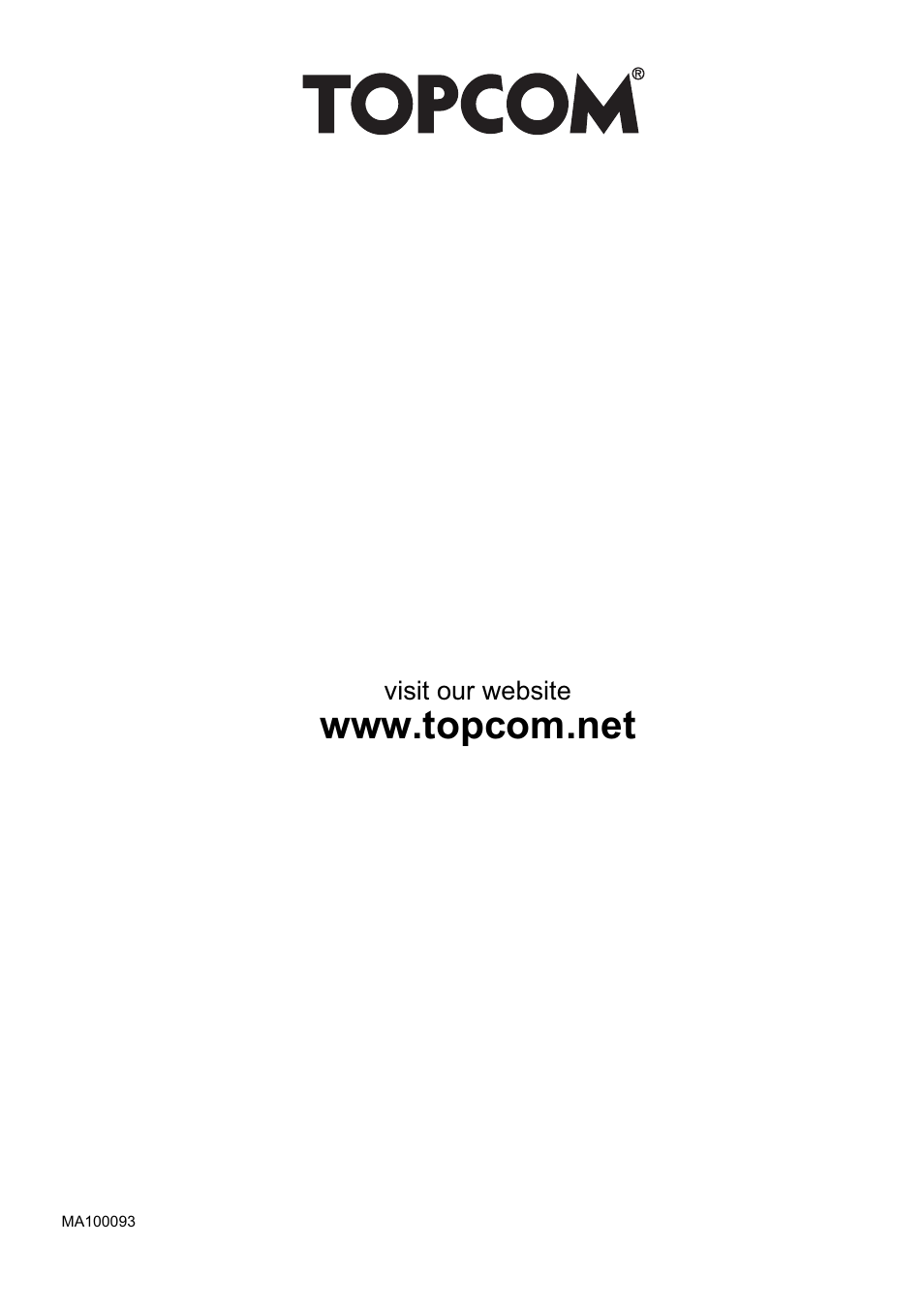 Topcom 200 User Manual | Page 88 / 88
