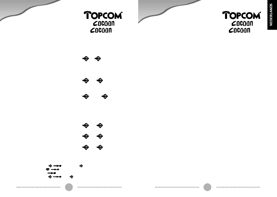 Programmatielijst, Technische specificaties, Garantie | Topcom COCOON 50 User Manual | Page 11 / 44