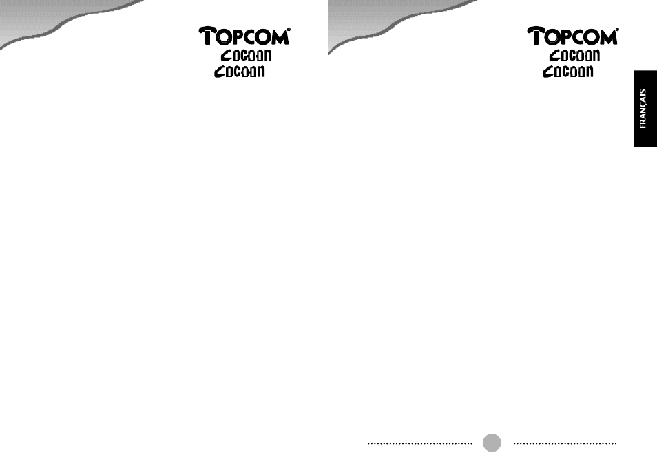 Impor tant, Description de l’equipement de base, Table des matieres | Topcom COCOON 50 User Manual | Page 14 / 44