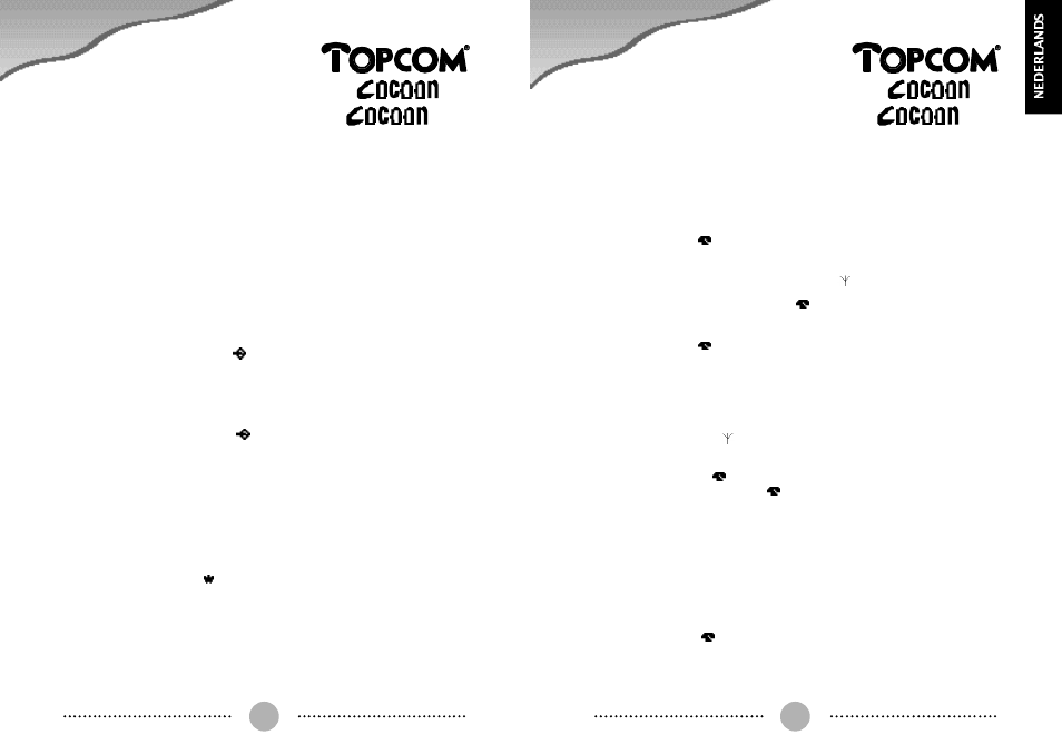Topcom COCOON 50 User Manual | Page 6 / 44