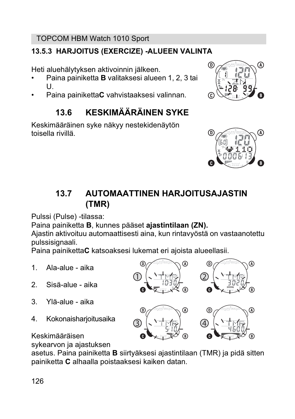 Topcom HBM Watch 1010 Sport User Manual | Page 126 / 132