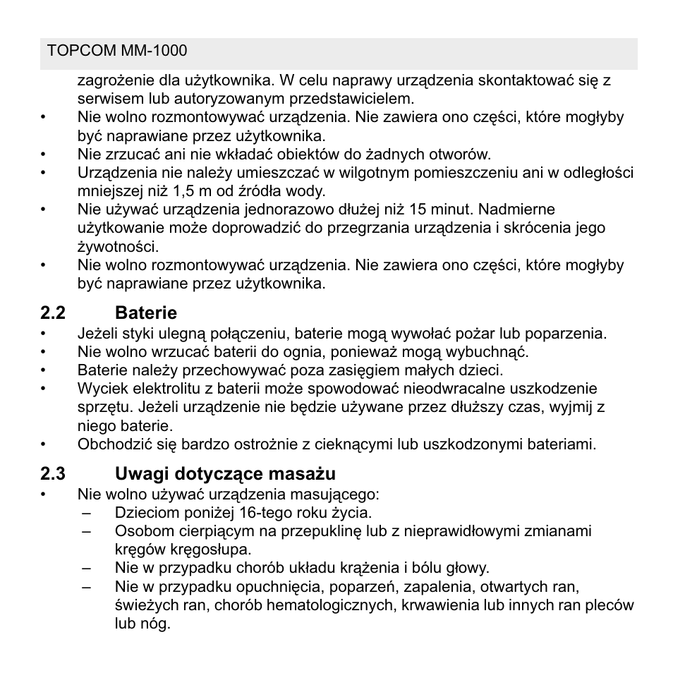 Topcom MM 1000 User Manual | Page 104 / 124