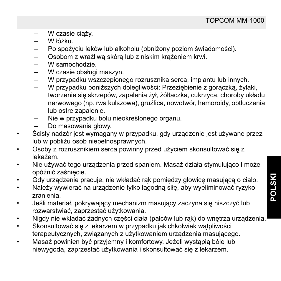 Topcom MM 1000 User Manual | Page 105 / 124