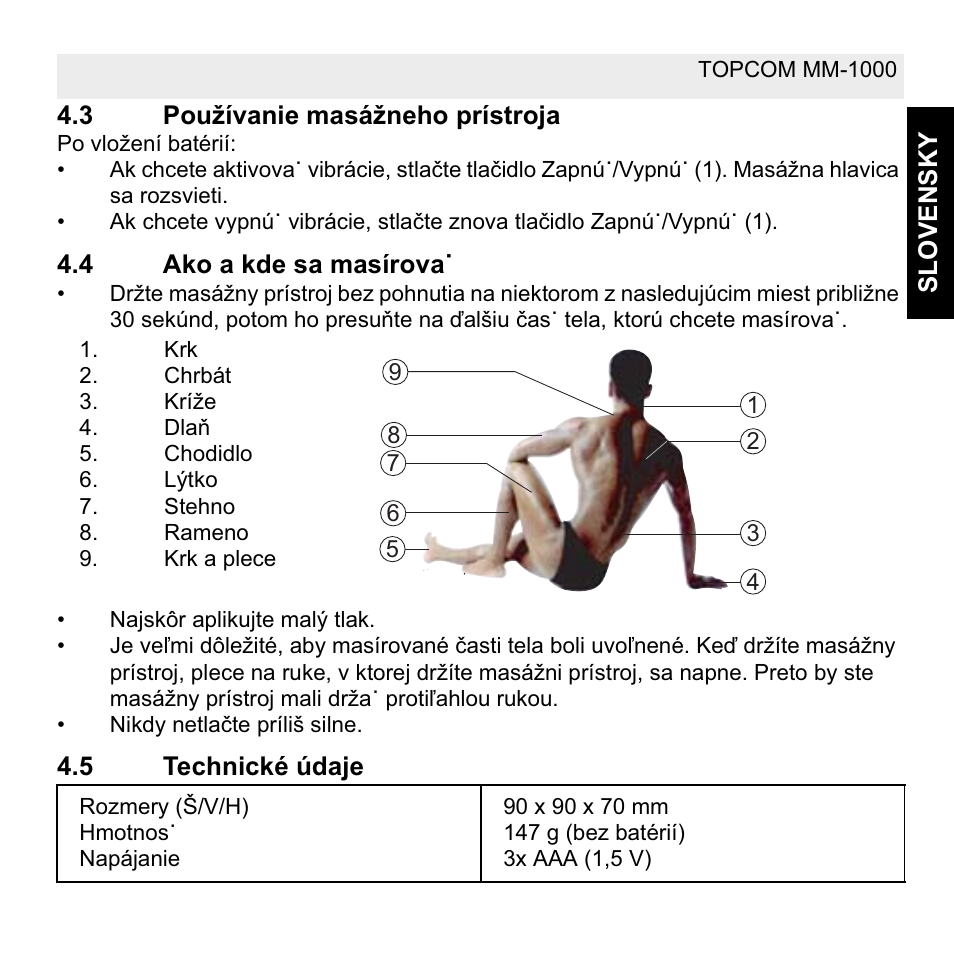 Topcom MM 1000 User Manual | Page 121 / 124