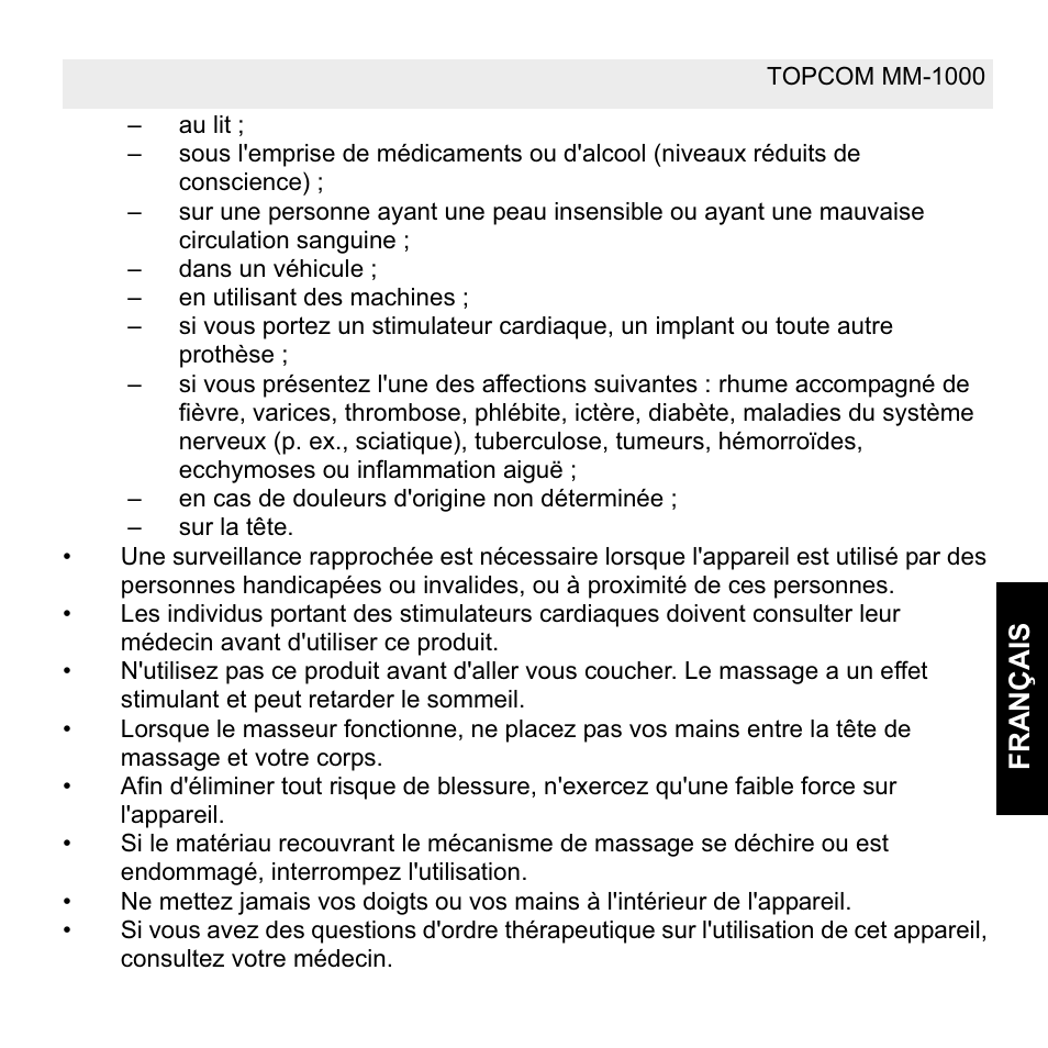 Topcom MM 1000 User Manual | Page 19 / 124