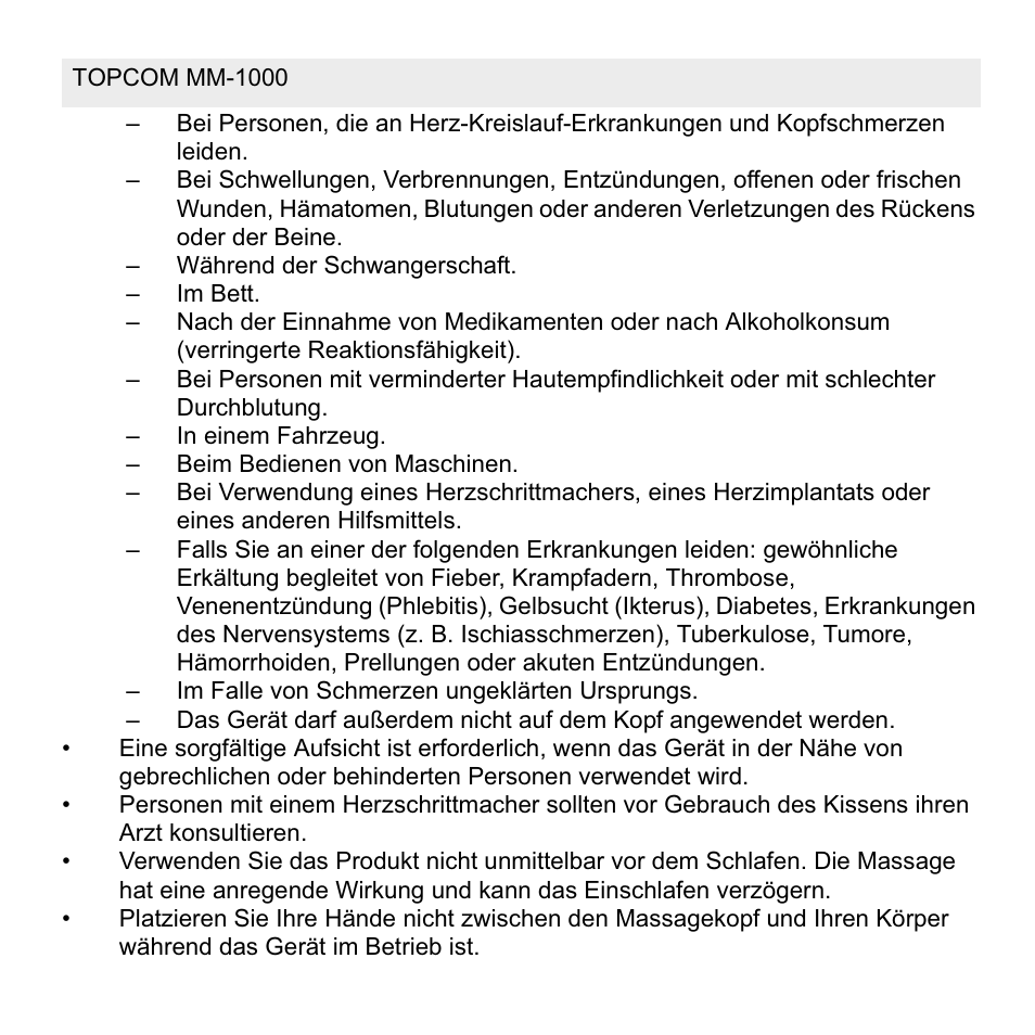 Topcom MM 1000 User Manual | Page 26 / 124