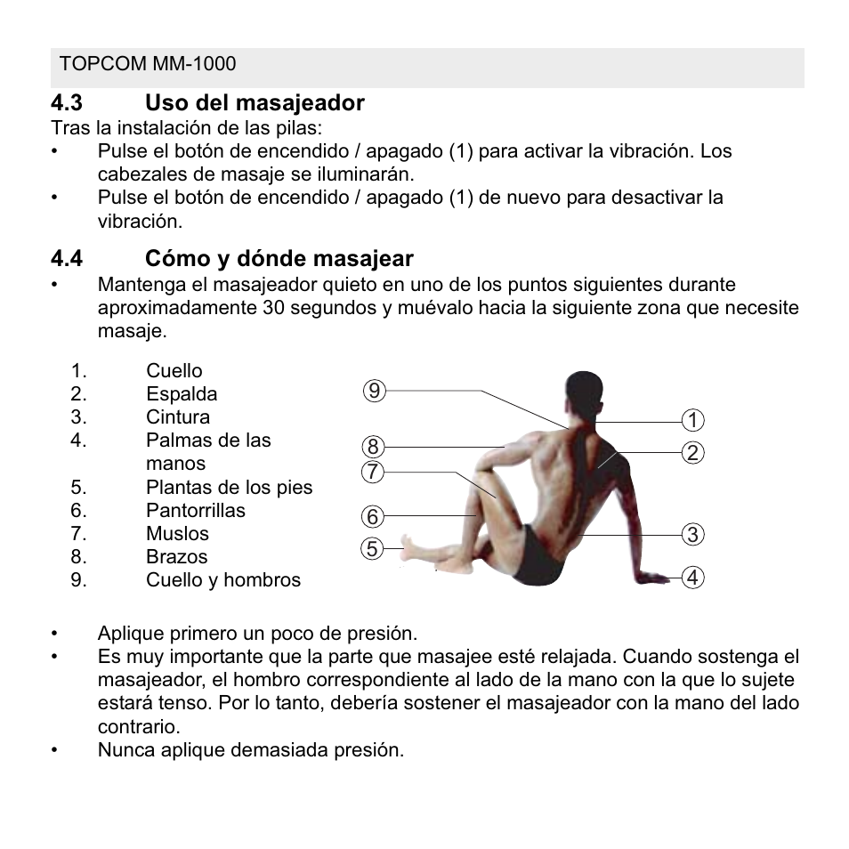 Topcom MM 1000 User Manual | Page 36 / 124