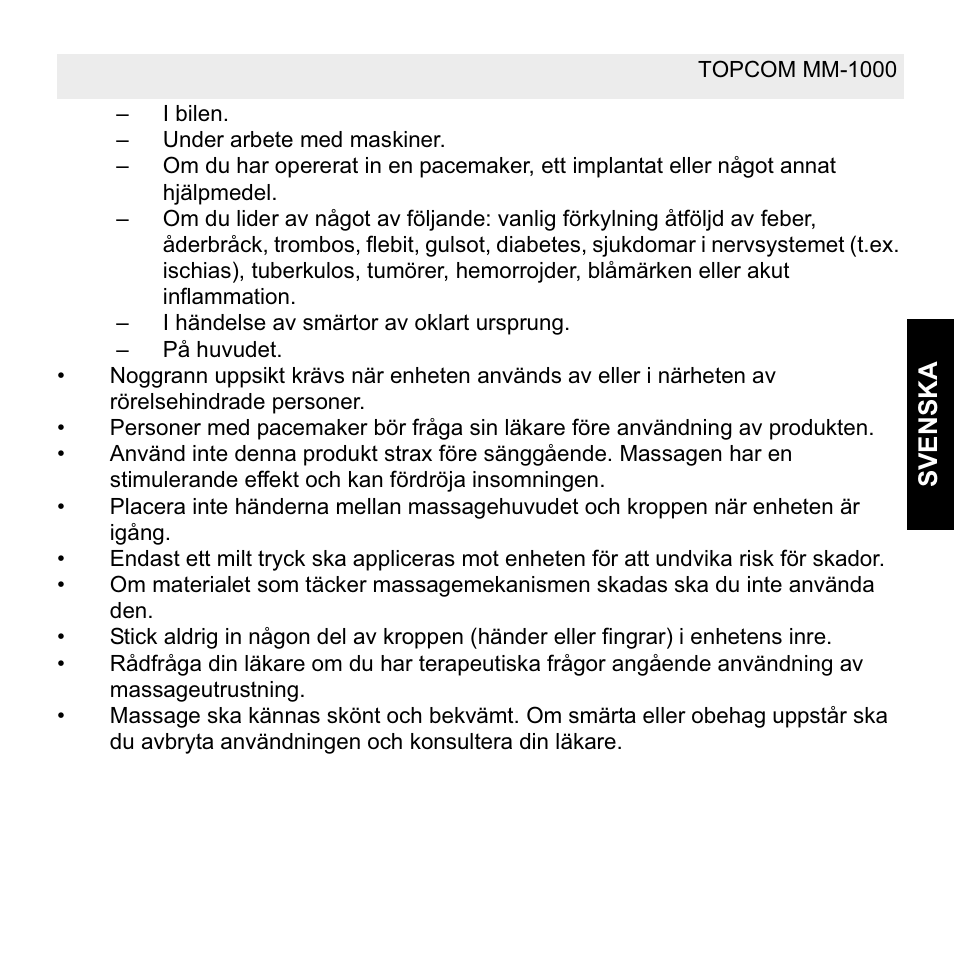Topcom MM 1000 User Manual | Page 41 / 124