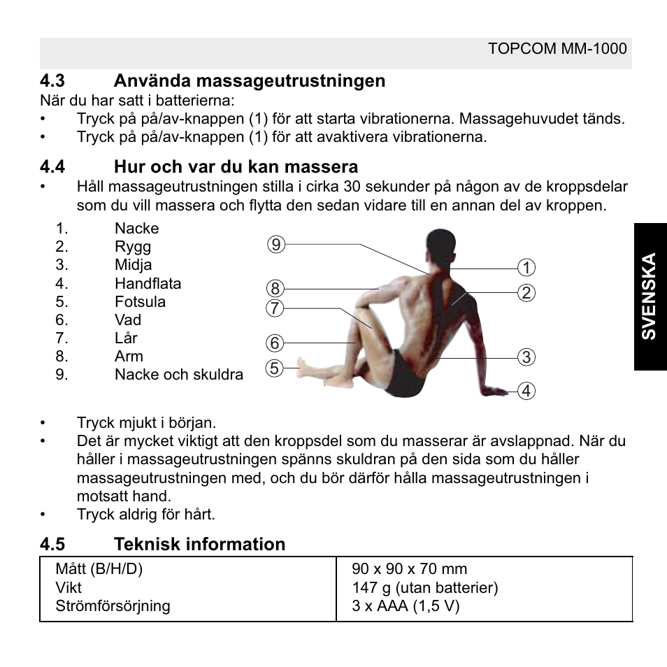 Topcom MM 1000 User Manual | Page 43 / 124