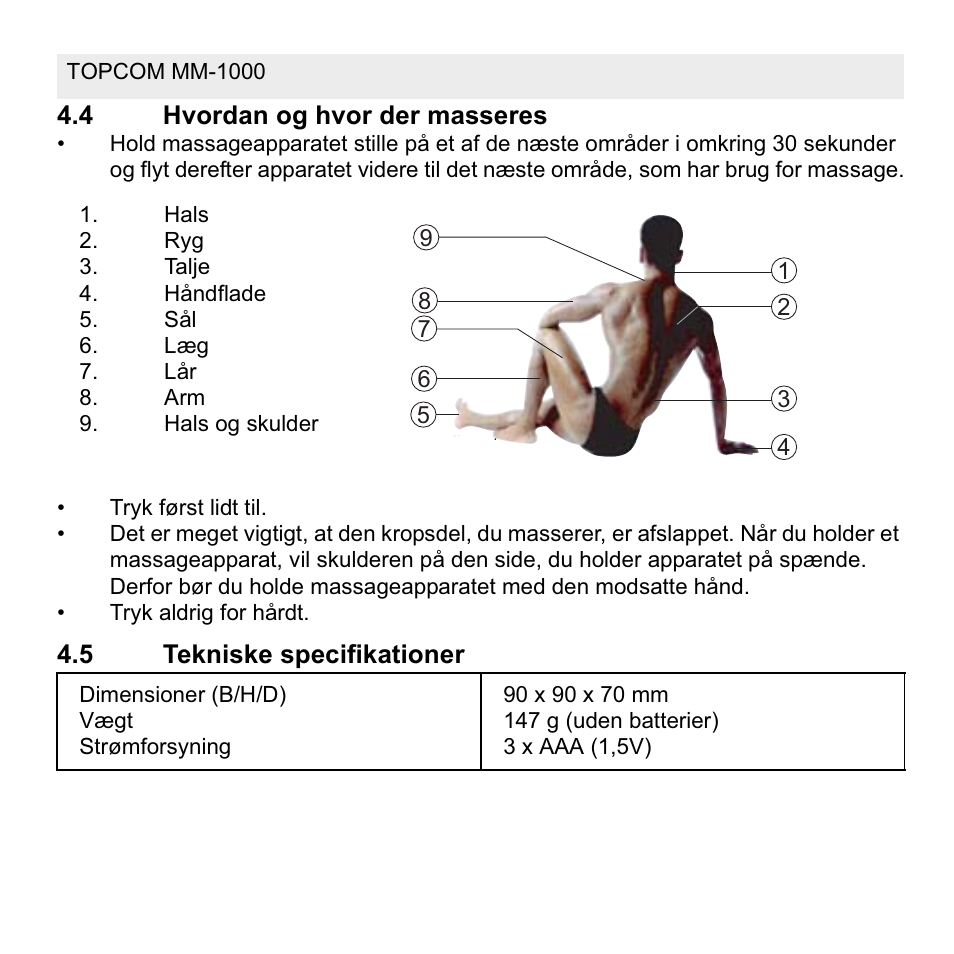 Topcom MM 1000 User Manual | Page 50 / 124