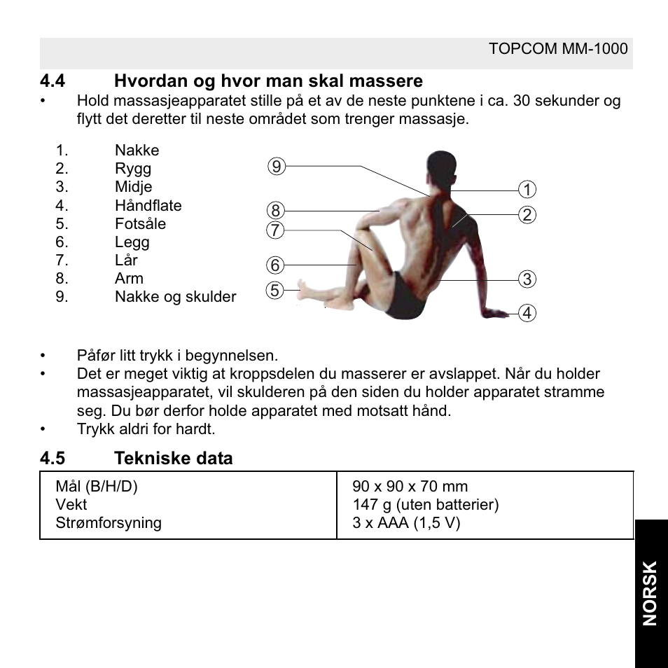 Topcom MM 1000 User Manual | Page 57 / 124