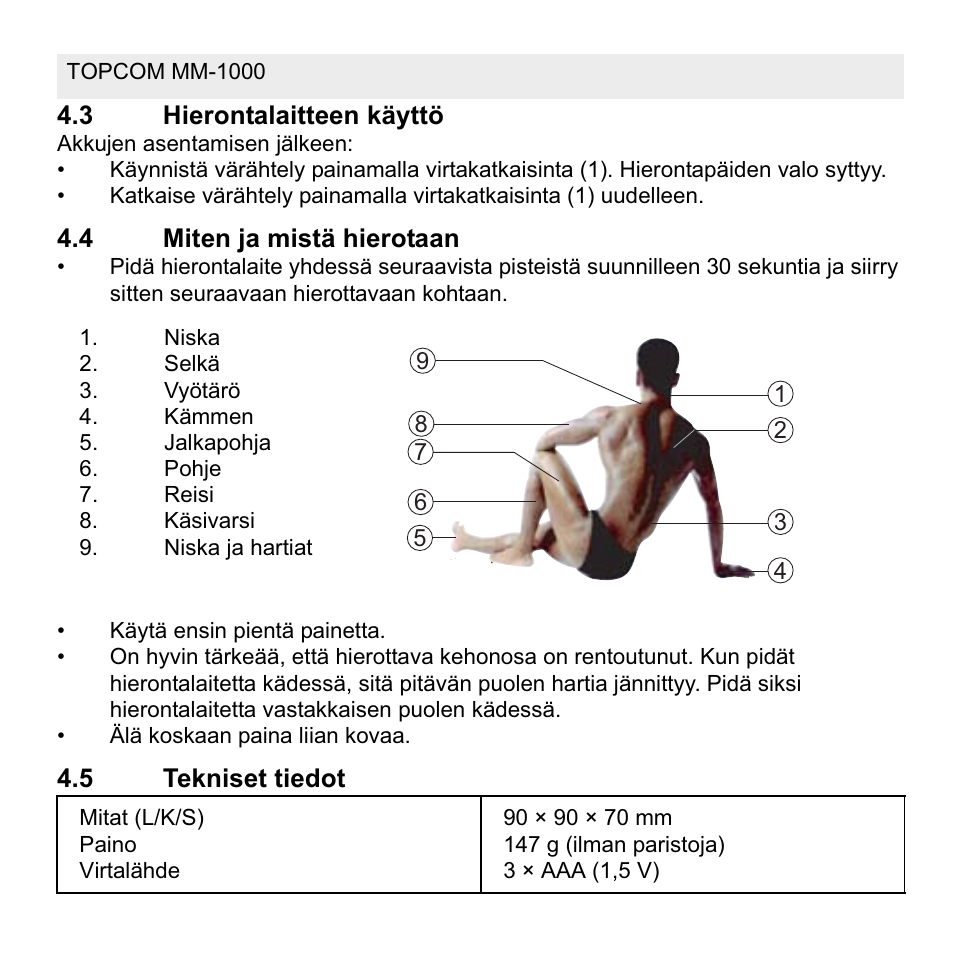 Topcom MM 1000 User Manual | Page 64 / 124