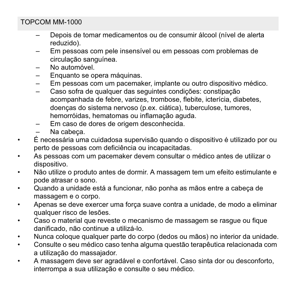 Topcom MM 1000 User Manual | Page 76 / 124