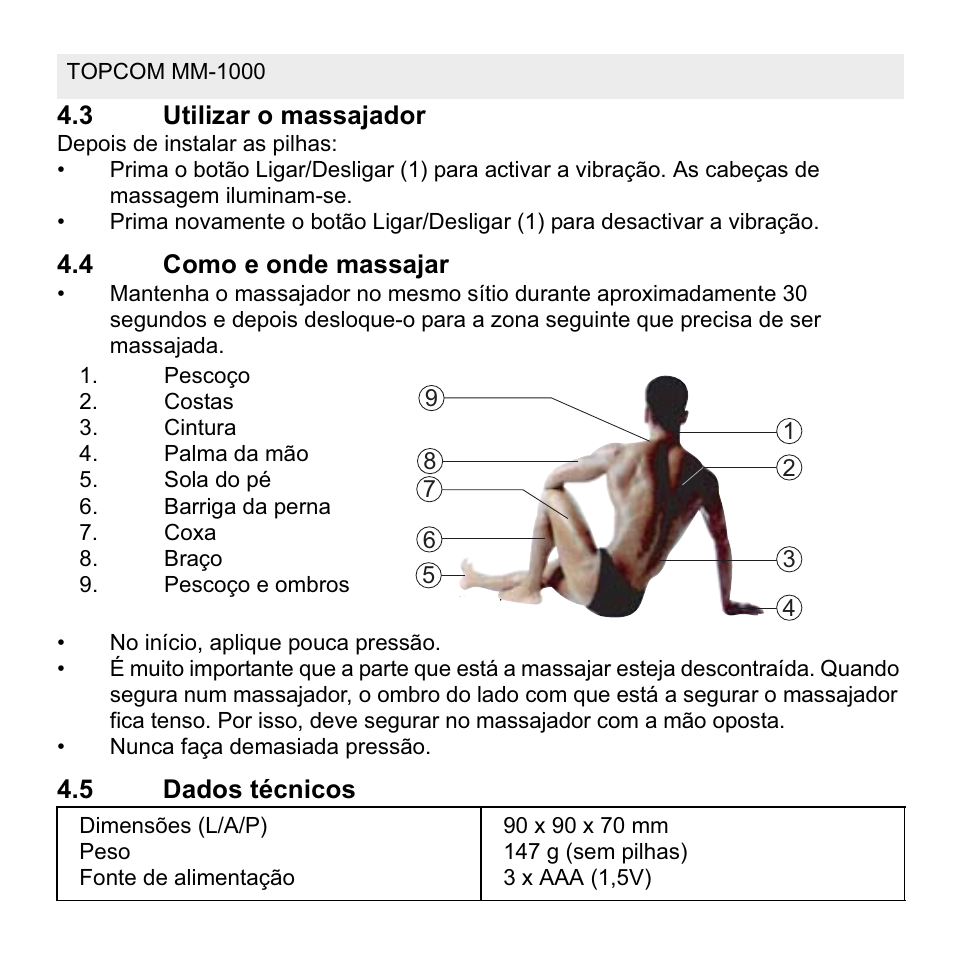 Topcom MM 1000 User Manual | Page 78 / 124