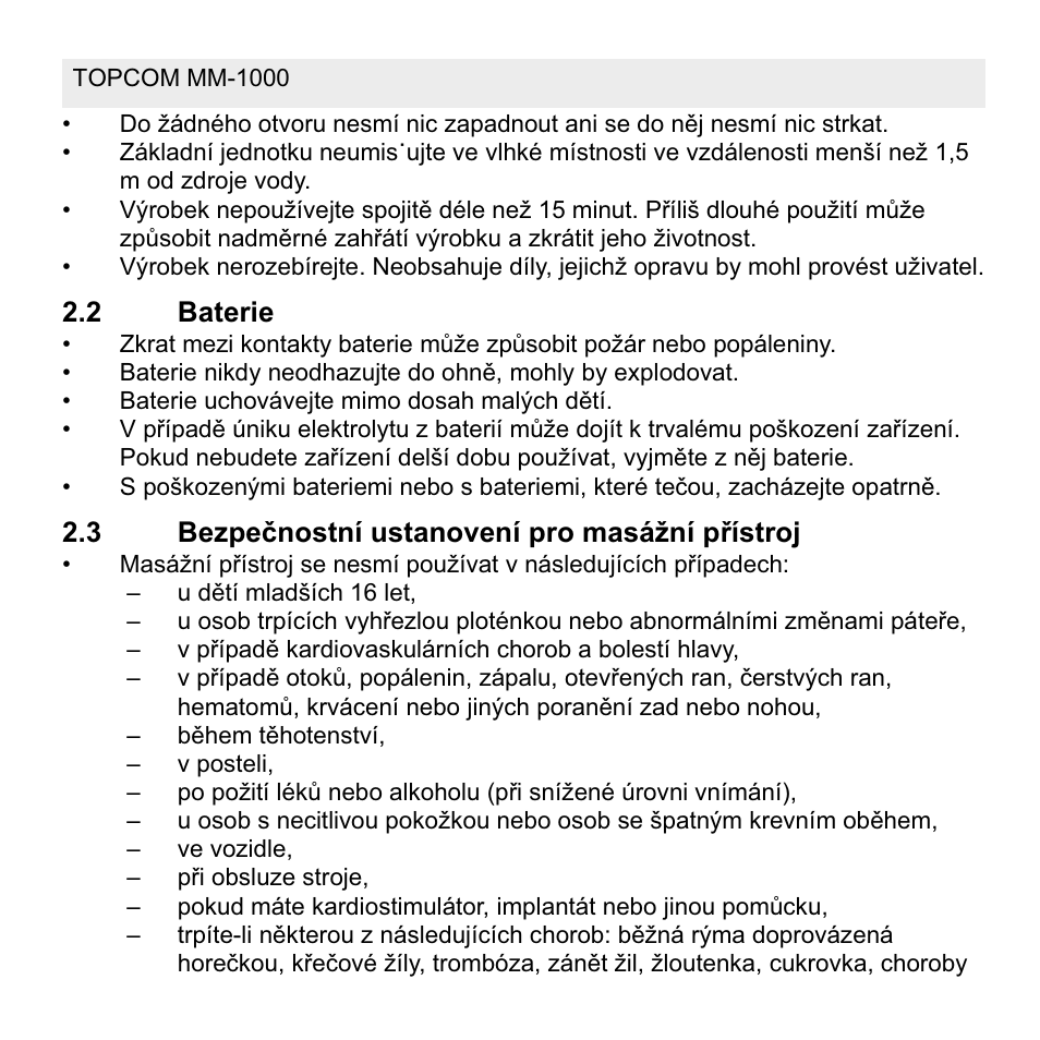 Topcom MM 1000 User Manual | Page 82 / 124