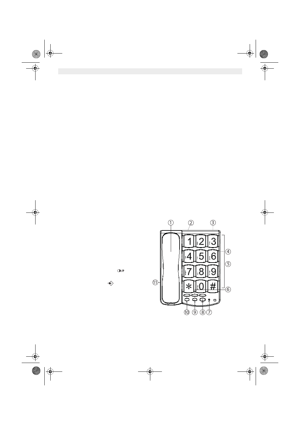 5buttons/led, 6installing the line cord | Topcom SOLOGIC T101 User Manual | Page 4 / 80