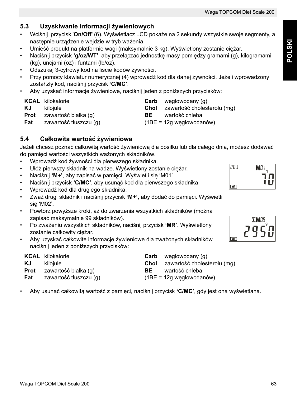 Topcom DIET SCALE 200 User Manual | Page 65 / 88
