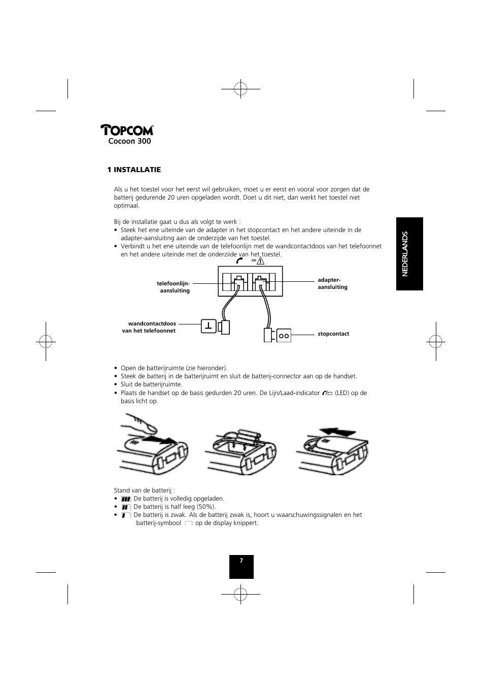 Cocoon 300 | Topcom COCOON 300 User Manual | Page 6 / 95