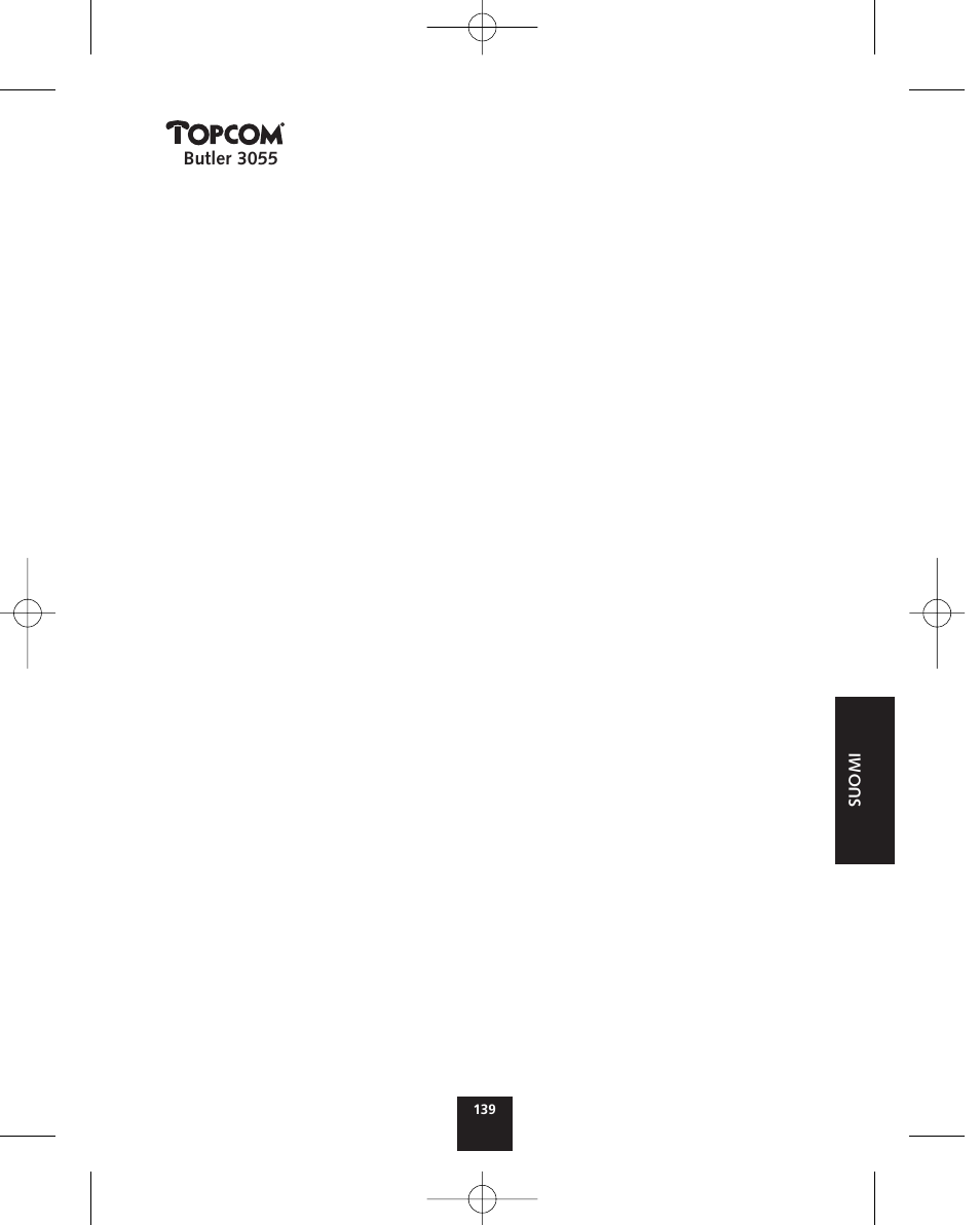Topcom BUTLER 3055 User Manual | Page 139 / 176