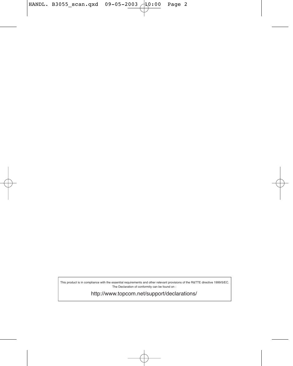 Topcom BUTLER 3055 User Manual | Page 2 / 176