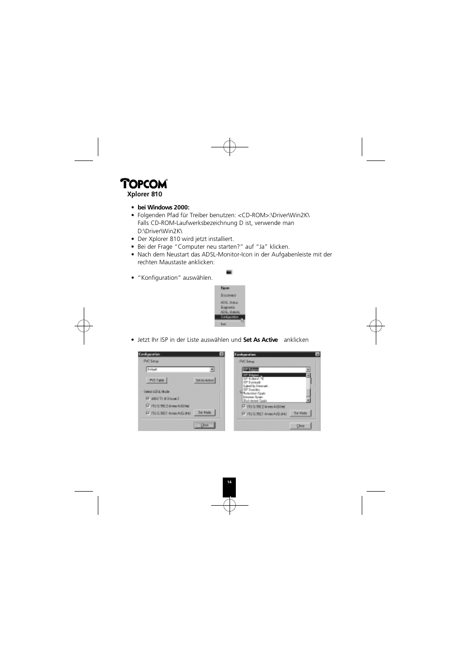 Topcom Xplorer 874A User Manual | Page 14 / 28