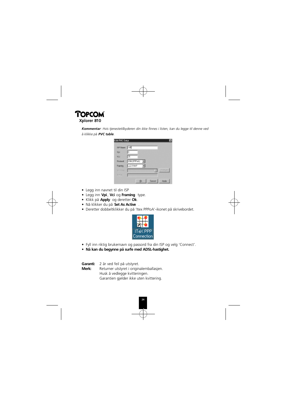 Topcom Xplorer 874A User Manual | Page 24 / 28