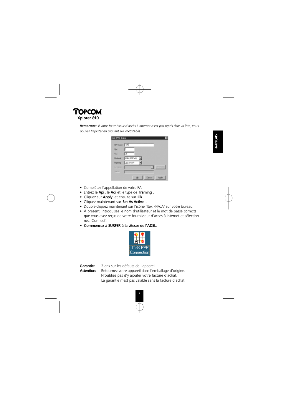 Topcom Xplorer 874A User Manual | Page 9 / 28