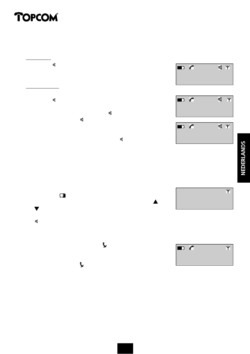 Butler 1800t | Topcom BUTLER 1800T User Manual | Page 21 / 56
