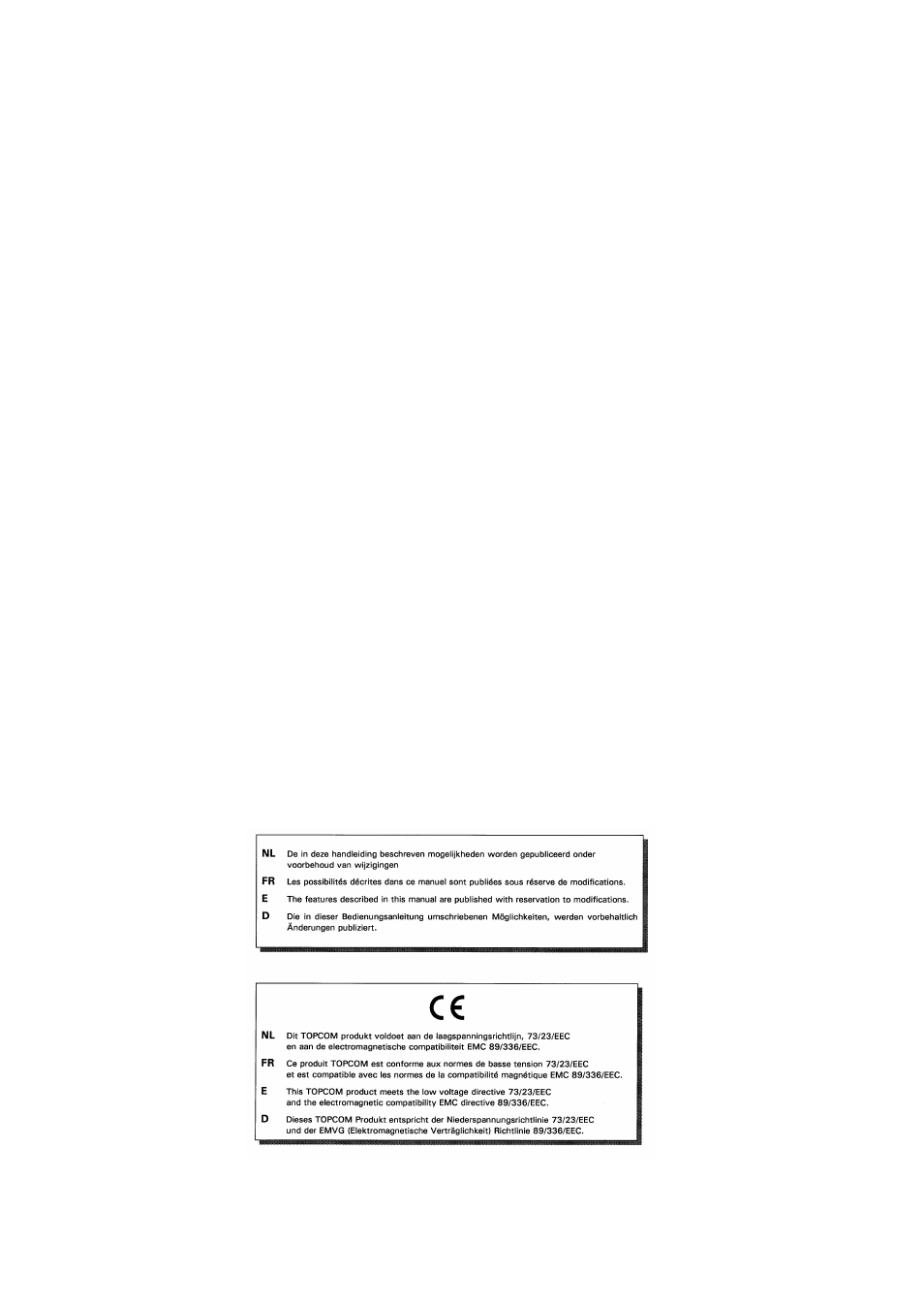 Topcom BUTLER 1800T User Manual | Page 55 / 56