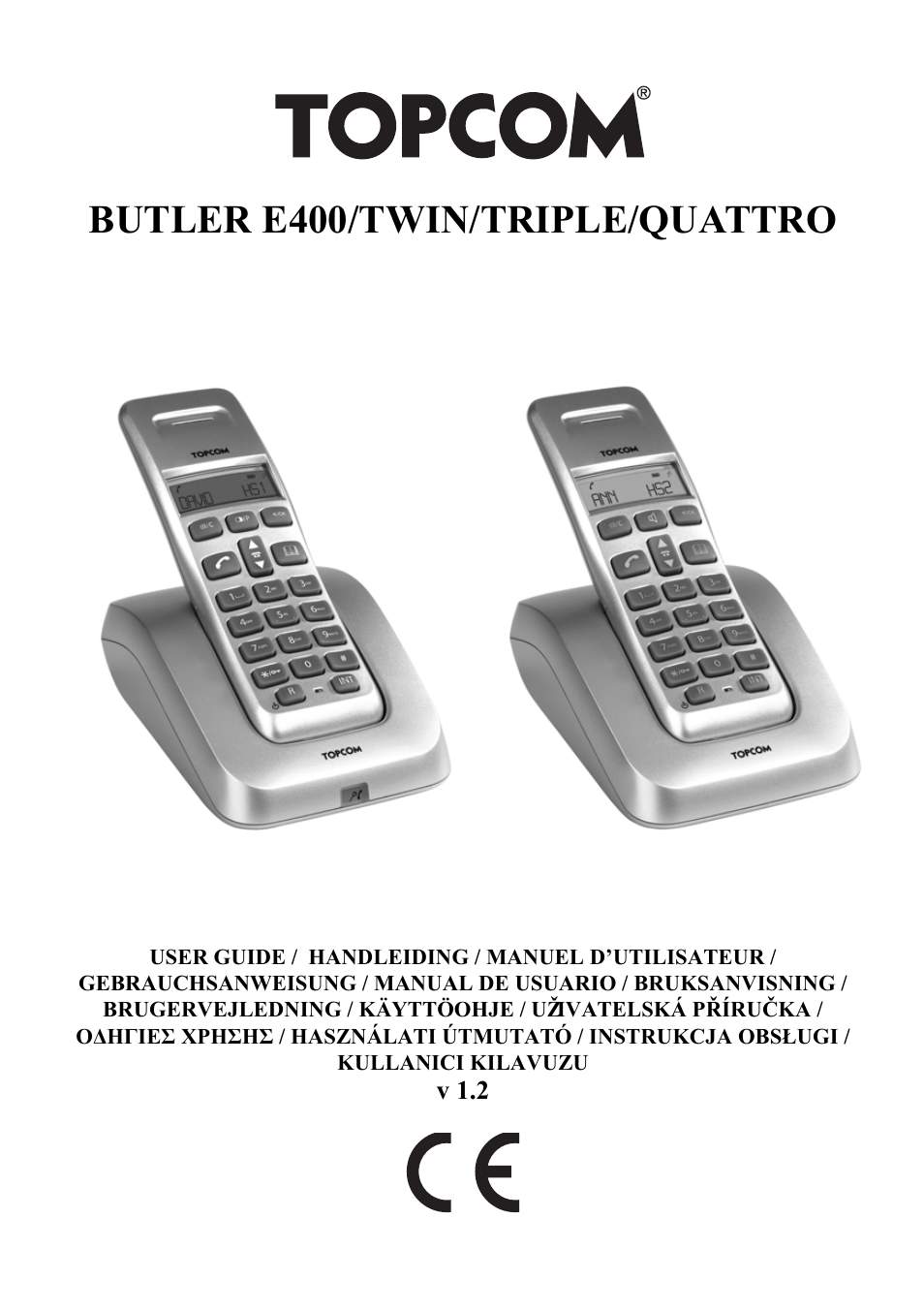 Topcom Butler E400 User Manual | 272 pages