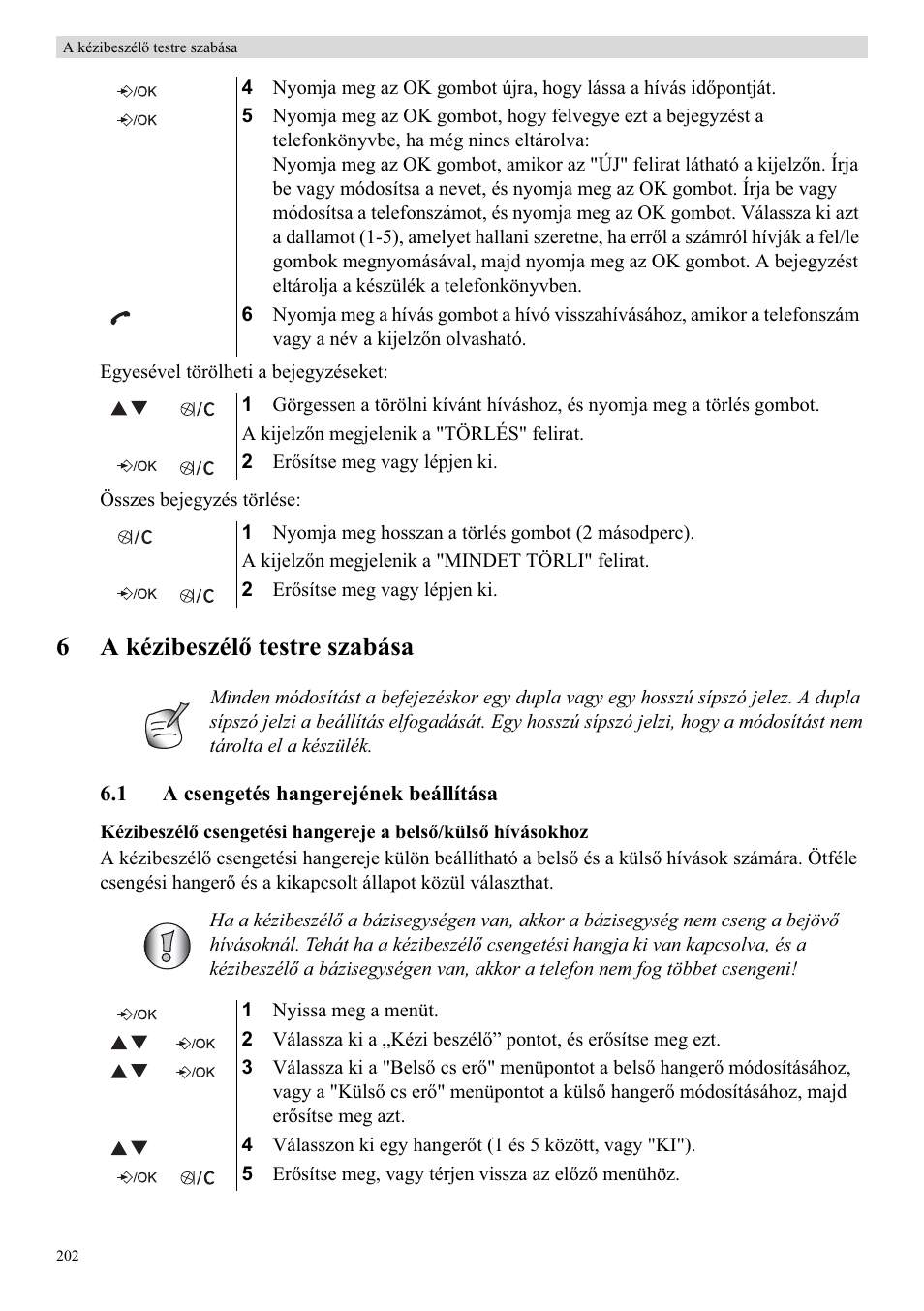 6a kézibeszélę testre szabása | Topcom Butler E400 User Manual | Page 224 / 272