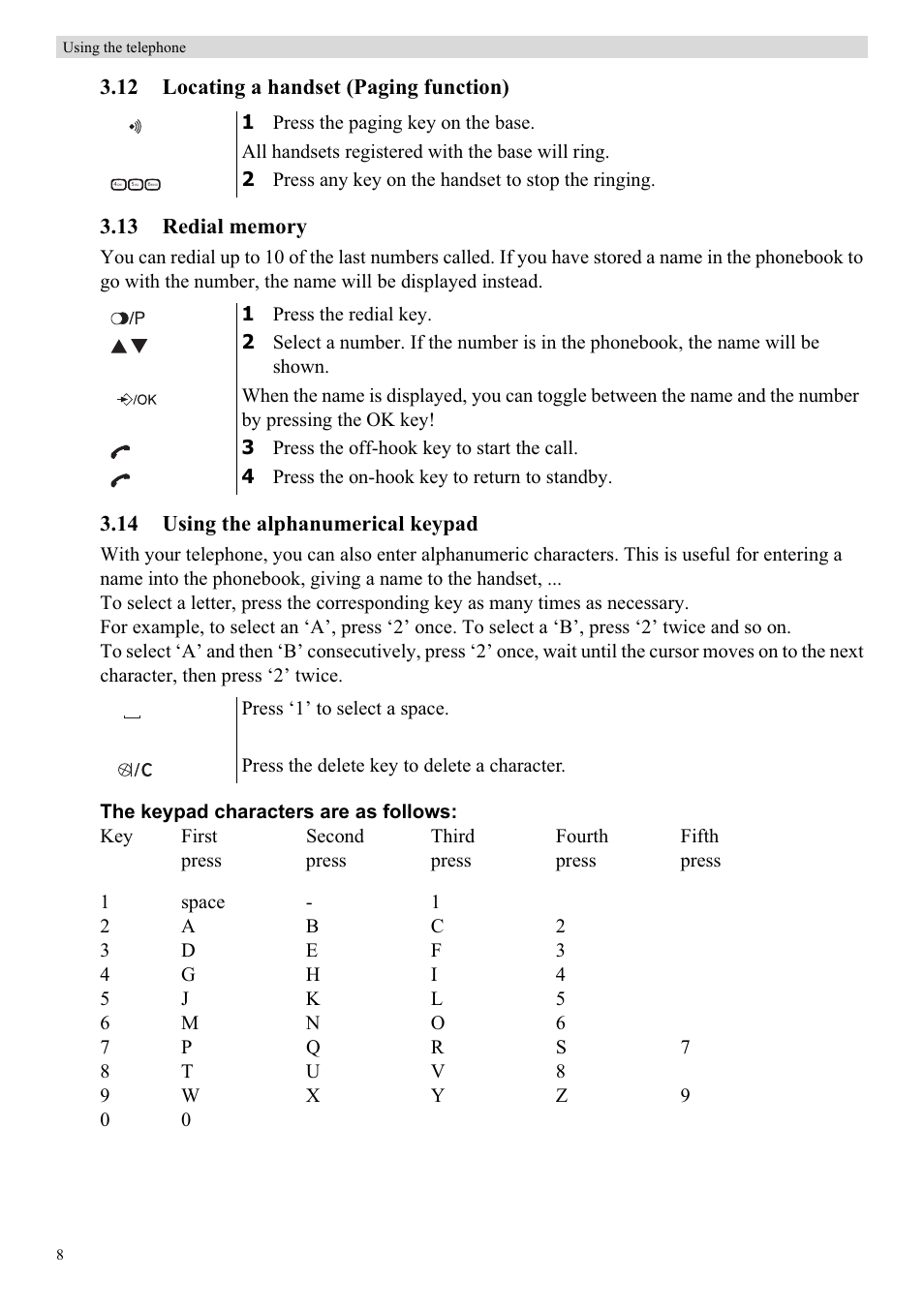 Topcom Butler E400 User Manual | Page 30 / 272